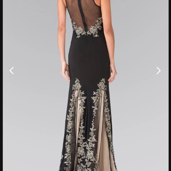 Elizabeth K GL2204 Stunning Embroidered Dress - Picture 3 of 5